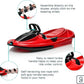 Snow Sled for Kids, Adults - Toboggan Sled, Easy Turning Steering Wheel, Anti-Slip Seat, Pull Up Brake, Durable Plastic Sled, Lightweight, Snow Sleds, Age 3+ 260 lbs