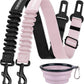 COOYOO Dog Seat Belt,3 Piece Set Retractable Dog Car Adjustable Seatbelts for Vehicle Nylon Pet Safety Heavy Duty & Elastic & Durable Car Harness for Dogs