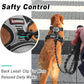 BARKBAY No Pull Dog Harness Large Step in Reflective Dog Harness with Front Clip and Easy Control Handle for Walking Training Running(Flint Gray,L)