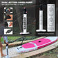 Inflatable Stand Up Paddle Board with Sup Board Accessories, Durable, Lightweight,Wide Stable Design,Wide Non-Slip Deck, Non-Slip Comfort Deck Pink Paddle Board for Women & Girls