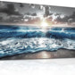 hyidecorart Blue Sea Waves Wall Pictures Framed Wall Art For Living Room Canvas Wall Decor For Office Sunshine Beach Painting Bedroom Home Decorations Prints Posters Mural Artwork Ready To Hang