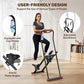 Stair Stepper for Home Gym Exercise, Compact Folding Cardio Exercise Climber for Full-Body Workout, Vertical Climber Machine, Extended Step Range