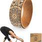 Myga Yoga Wheel,Exercise Prop for Back Pain, Yoga Poses, Pilates, Stretches, Backbend Inversions and Bridge Position,Improves Flexibility, Balance and Core Strength
