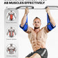 DMoose Fitness Hanging Ab Straps for Pull Up Bar & Core Strength Training - Soft Padded Exercise Straps for Ab Swing & Leg Raises, Hang Bar Strap with 2 Steel Carabiners - Abs Equipment for Home & Gym