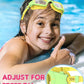 Kids Swim Goggles,Swimming Goggles for Kids 6-14, Anti-Fog UV Protection Pool Glasses for Boys Girls