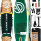 11'6×35" Super Wide Inflatable Stand Up Paddle Board, Ultra Stable SUP Board for Adults, 450lb Capacity with Shoulder Strap, 100L Backpack, Removable US Fin, Floating Paddle, Safety Leash