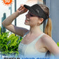 GXCROR Sports Sun Visor Hat Men Women, Lightweight Breathable Quick Dry Sports Sun Hat for Running Golf Tennis