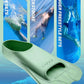 CAPAS Swim Training Fins Comfortable Silicone Lap Swimming Short Blade Floating Flippers with Mesh Bag for Adult Men Women Build Leg Strength