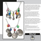 1970 Pk2 Pot and Spoon Delight Features Shiny pots and Spoons with Acrylic Rings and Pacifiers, Handcrafted for African Greys Amazons Macaws