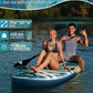 11'6"x35" Inflatable Paddle Board, 450lbs Extra Wide Stand Up Sup Board for Adults, Blow Up Paddleboard Kayak Non-Slip Stable Deck Boat for Yoga Fishing Surf