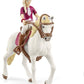 Schleich Horse Club - Complete 40PC Horse Club Rider Playset - Hannah, Sofia, Lisa and Sarah Poseable Rider Figures with Horses and Riding Accessories - Equestrian Toy Set for Kids Ages 5+ | 72221