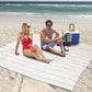 Genovega Cotton Turkish Beach Towel Pool Blanket Sandproof Fast Dry Thin Extra Large XL Compact Shelter Canopy Tent Must Haves Ship Cruise Essentials Spa Accessories Summer Vacation Item Mr Mrs Gift