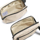 ODODOS Unisex Mini Belt Bag with Adjustable Strap Small Fanny Pack for Workout Running Traveling Hiking, Ivory Black