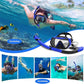 Snorkeling Gear, Dry Snorkel Set180° Panoramic Wide View,Anti-Fog Scuba Diving Mask, Professional Snorkeling Gear for Free Breathing, Swimming, Diving