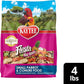 Kaytee Fiesta Big Bites Small Parrot & Conure Food, Nutritious and Fun Blend, Supports Skin, Feather, Digestion, Brain and Heart Health, 4 pounds