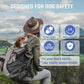 Dog Backpack for Small & Medium Dogs - Adjustable Pet Carrier for Travel & Hiking, Hands-Free Puppy Backpack with Storage Pockets, Breathable Mesh, Reflective Strips & Non-Slip Handle