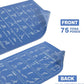 Instructional Travel Yoga Mat with 75 Poses & Exercises - Non-slip Exercise Mat for Home Workout, Includes Carrying Bag - Perfect for Beginners, 68"x24"x0.25"