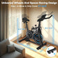 Exercise Bike, CHAOKE Quiet Magnetic Resistance 300LB Capacity Stationary Bike for Home with App Compatible, Indoor Bike with Comfortable Seat and Digital Display