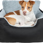 Best Pet Supplies Dog Pet Booster Seat, Dog Car Seats for Small Dogs & Medium Dogs, Soft Plush Cushion with Comfortable Bedding, Secure Straps, and Tall Pillow, Black