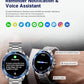 Smart Watch for Men (Answer/Make Call),1.43''AMOLED Screen with 24 Hours Healthy Monitor, 100+ Sports Modes Fitness Tracker Watch, 400mAh Battery Pedometer Calorie Smartwatch Compatible Android iOS