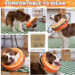 KOOLTAIL Inflatable Dog Cone Collar, Protective Dog Recovery E Collar for Medium Large Dogs After Surgery, Soft Adjustable Dog Neck Donut Cone with Enhanced Anti-Licking Does Not Impede Vision, M+