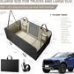 SHARLOVY XL Truck Back Seat Extender for Dogs, Large Hard Bottom Dog Car Seat Cover for Back Seat, Heavy Duty Dog Car Hammock, Waterproof Pet Seat Covers for Trucks, F150, Ram1500 and Large SUV