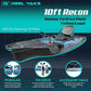 Recon Modular Fishing Kayak - 10ft Lightweight, Sit On Top Kayak for Adults & Youth - Stable & Portable, Ideal Space-Saving Design - 400 lbs Capacity