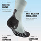 Compression Crew Running Socks: Athletic Socks for Men Women with Cushion,3 Pairs Work Hiking Basketball Sport Socks