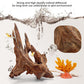 Natural Aquarium Driftwood for Fish Tanks & Reptile Terrariums – Safe Fish Tank Decorations, Unique Twisted Branches 2-Piece 10-14 Inch Low Tannin, Easy to Sink