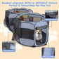 2-in-1 XLarge Pop Up Dog Playpen, Cat Puppy Pet Playpen, Indoor Outdoor Cats Enclosed, Cat Tent Crate Cage Kennel, Portable Playpen for Kitten and Small Animals(No Divider, Unified Space)