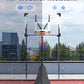 Basketball Hoop Outdoor Portable 44/48 Inch Backboard, 10ft Quickly Adjustable Basketball Goal System with Wheels for Court/Backyard/Driveway