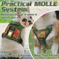 rabbitgoo Tactical Dog Harness for Large Dogs, No Pull Military Service Vest with Handle & Molle, Easy Control for Training Walking, Adjustable Reflective Straps, Green, L