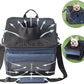 Pet Carrier Bicycle Basket Bag Pet Carrier/Booster Backpack for Dogs and Cats with Big Side Pockets,Comfy & Padded Shoulder Strap,Travel with Your Pet Safety（Classic Blue）