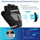 KINGSBOM Breathable Cycling Gloves, Shock-Absorbing Bike Gloves with Light Silicone Gel Pad, Anti-Slip Bicycle Gloves for Men and Women