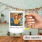 Personalized Coffee Mug, Custom Photo Caricature Gift, Funny Customized Coffee Gift for Men & Women, Custom Mugs with Pictures, Yellow 15oz Customized Ceramic Tea Cup
