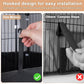 Tresbro Guinea Pig Cage with Waterproof PVC Bottom Liner & One-Hand Release Hook, Triple Fixing C&C Cage for Guinea Pigs, Bunny, Rabbit, Hedgehog, Small Animal Indoor Playpen 48''L x 24''W x 16''H