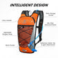 Nepest Hydration Backpack with 2L Water Bladder for Cycling, Water Backpack for Hiking Running, Lightweight Hydration Pack, Grey