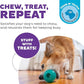 Outward Hound by Planet Dog Double-Tuff Interactive Treat-Dispensing Dog Toy, Medium, Blue
