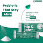Hip and Joint Synbiotic Formula - 600mg Glucosamine, Chondroitin, MSM, and Probiotics in 30 Packs
