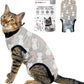 Bellyguard Cat Recovery Suit Female and Male, Comfy Onesie After Surgery, Kitten Clothes for Post-Op Care, Neuter and Spay Healing Outfits for Cats Only – Comfortable Kitten and Adult Cone Alternative