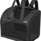 Pecute Cat Backpack with Widened Interior Space, Upgraded Dog Backpack Carrier with Various Ways to Carry, Pet Backpack with Breathable Mesh, Pet Travel Carrier with Soft Padded,Dark Grey