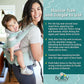 Baby Carrier - 6-in-1 Ergonomic Soft Carrier with Hip Seat and Large Storage, Front and Back Positions, Adjustable Waist Up to 43 Inches, for Infants Aged 2-36 Months, Weighing 6-45 lb