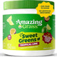Amazing Grass Sweet Greens and Superfoods Powder for Digestive Health, Greens Powder, Digestive Enzymes, Probiotics, Spirulina, Chlorella, Tropical Lime, 30 Servings