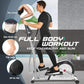 ANCHEER Elliptical Exercise Machine, Elliptical Training Machines with Pulse Rate Grips and LCD Monitor, Elliptical Machine for Home with 8 Resistance Levels Smooth Quiet Driven, Max 350Lbs