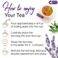 FreshDrinkUS, Premium 35 Tea Bags Lavender Mint Tea, 100% Natural, Blend of Lavender, Peppermint, Sage and Licorice. Made with Natural Material Tea Bags. No Sugar, No Caffeine, Vegan.