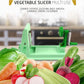 Japanese Turning Vegetable Spiralizer, Veggie Spiralizer For Fresh Zucchini, Squash, Butternut Squash with 1 Straight-Edged Blade and 3 Serrated Blades Multiple