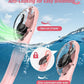 Aegend Dry Snorkel, Dive Mask Easy-Breath Free Diving Snorkel for Snorkeling Scuba Diving Freediving Swimming, with Top Dry Valve and Food-Grade Silicone Mouthpiece