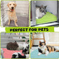 Barydat 8 Pcs Guinea Pig Cage Liner for Guinea Pig Cage Bedding Reusable Rabbit Mat Pad Washable Training Pad Animal Sleeping Bedding Mat(24x16'',Gray, Green, Pink, Blue)