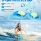 Aegend 2 Pack Kids Goggles, Swimming Goggles for Kids Age 4-16 Boys and Girls Youth, Anti-Fog Waterproof Anti-UV Pool Goggles