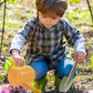 ROBUD Kid Gardening Set, Wooden Garden Tool for Kid, Garden Tool Kit with Tool Storage Bag, Apron, Gloves, Montessori Toys for Kids to be Closed to Nature, WRP25